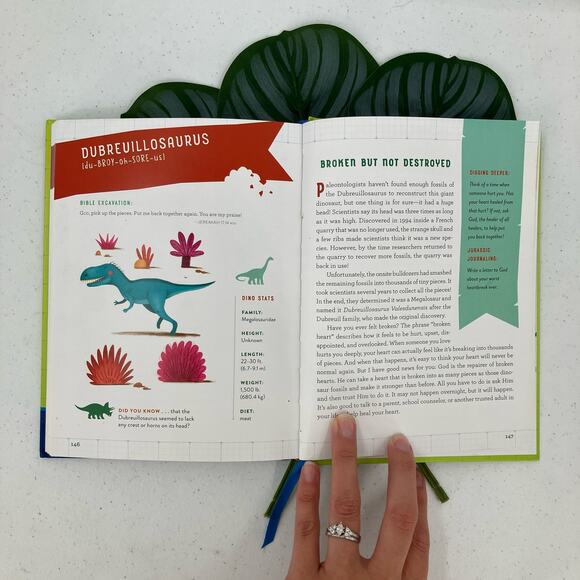 Dinosaur Devotion Michelle Medlock Adams Religion Christian Youth Hardcover Book - Picture 8 of 9